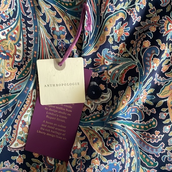 Anthropologie x Liberty London 16”x16” Silk Pillow Cover - Picture 3 of 6